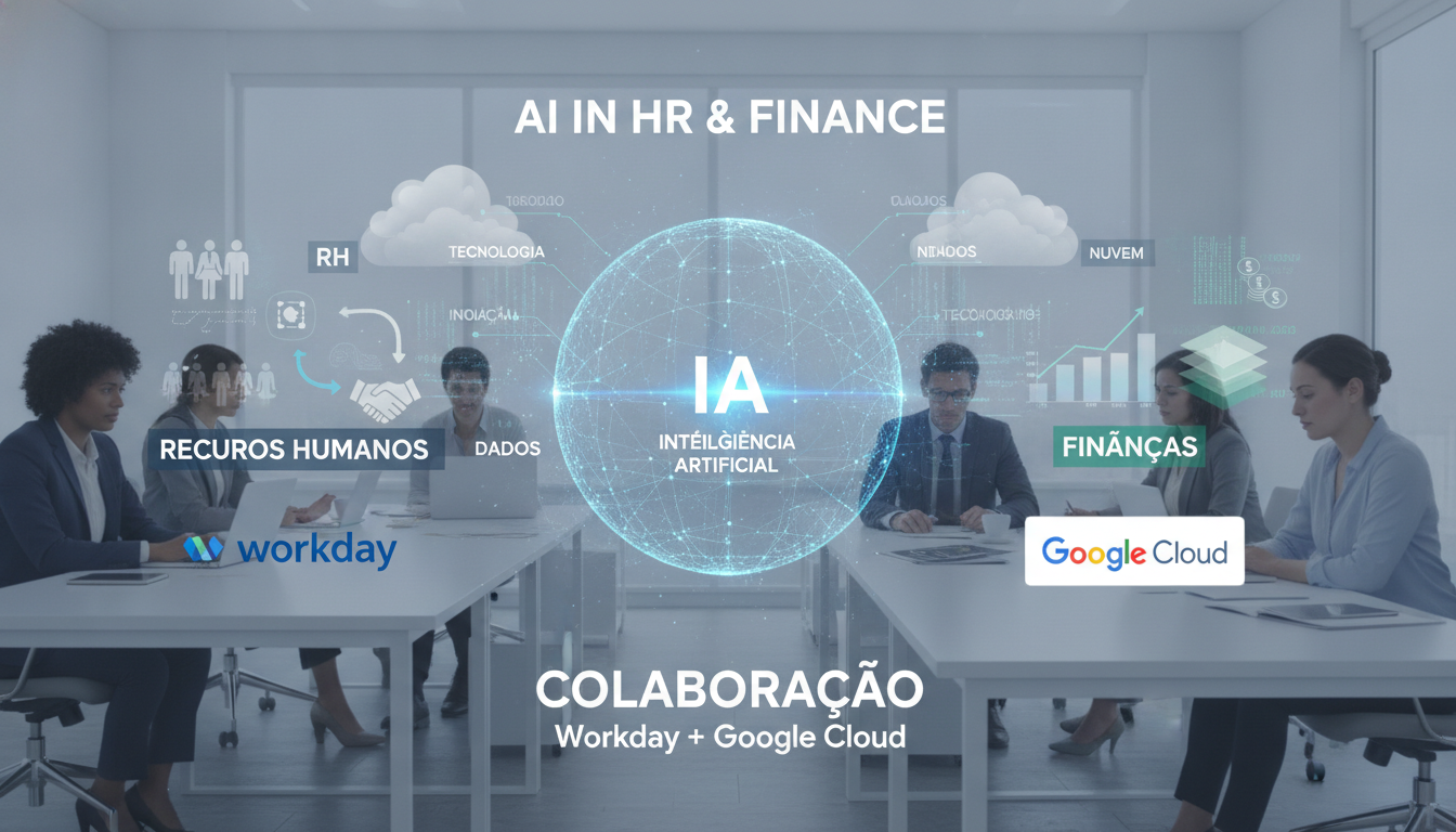 IA no RH e Finanças: Workday e Google Cloud se Unem